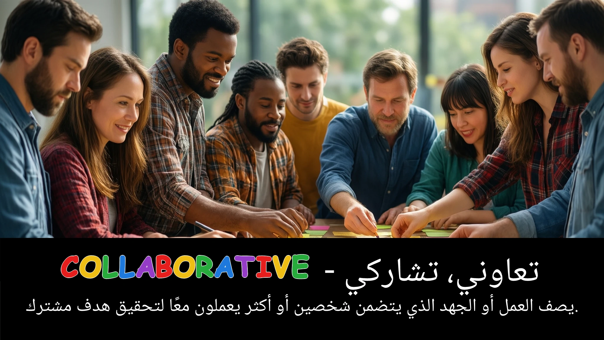 Arabic Illustration for collaborative
